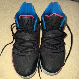 Nike Kyrie 5 Black/Pink Athletic Basketball Shoes AQ2456-003 Size 7Y